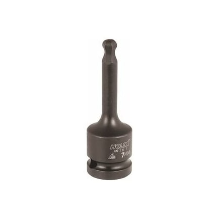 Holex Impact Ball End Hex Bit Socket, 1/2 inch Dr, 10 mm 651315 10